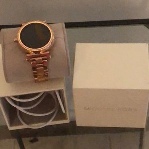 Rose Gold Michael kors smart watch 4gen
